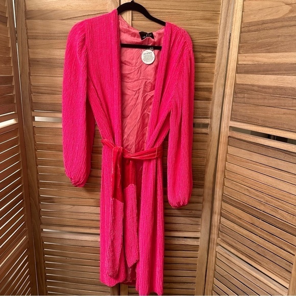NWT Retrofete Audrey Sequin Dress in hot pink size S - Picture 2 of 8